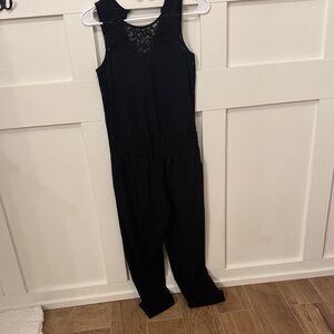Express Black Sleeveless Jumpsuit